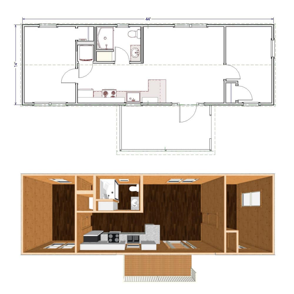 Cabin Floorplans in SC | Find Your Dream Tiny Home | Westwood Cabins